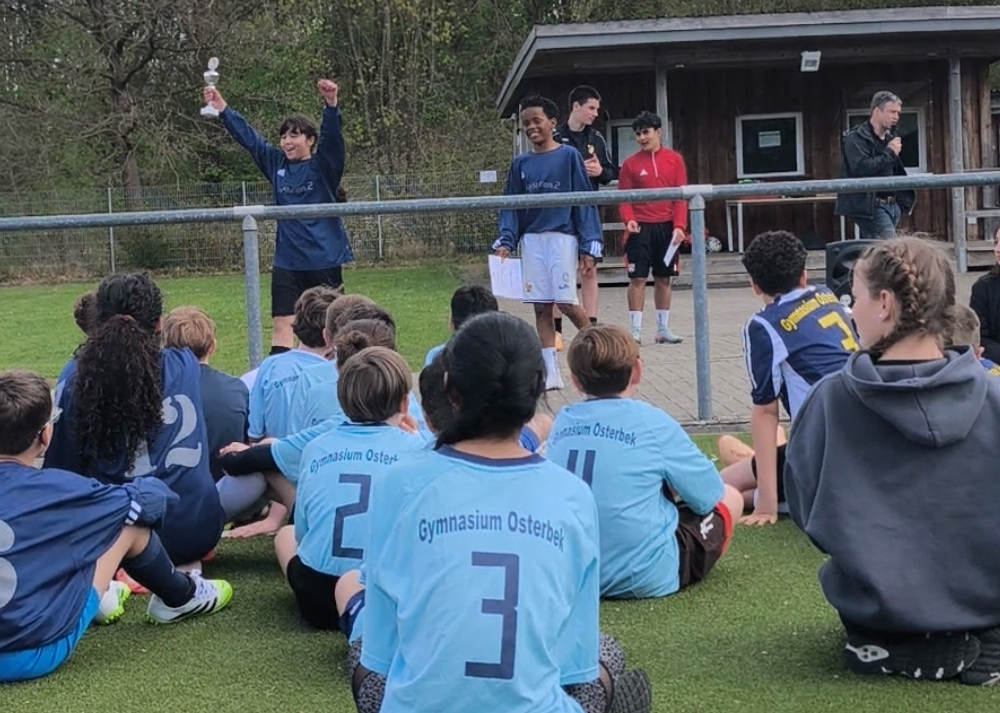 Schüler:innen im Triko