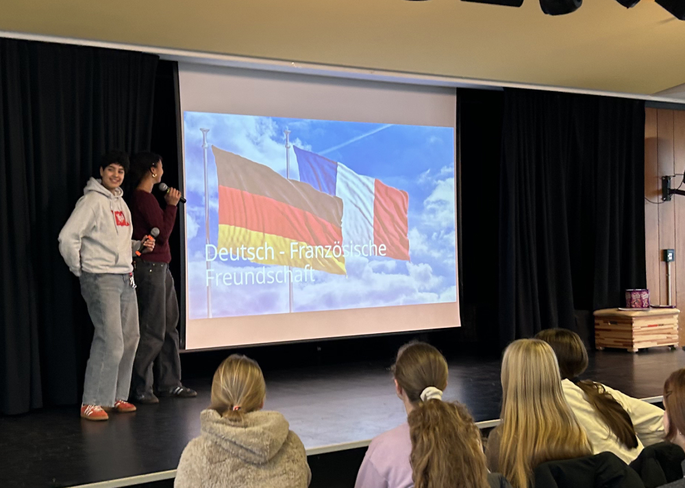 Schüler:innen präsentierten Fakten zur deutsch-französischen Geschichte