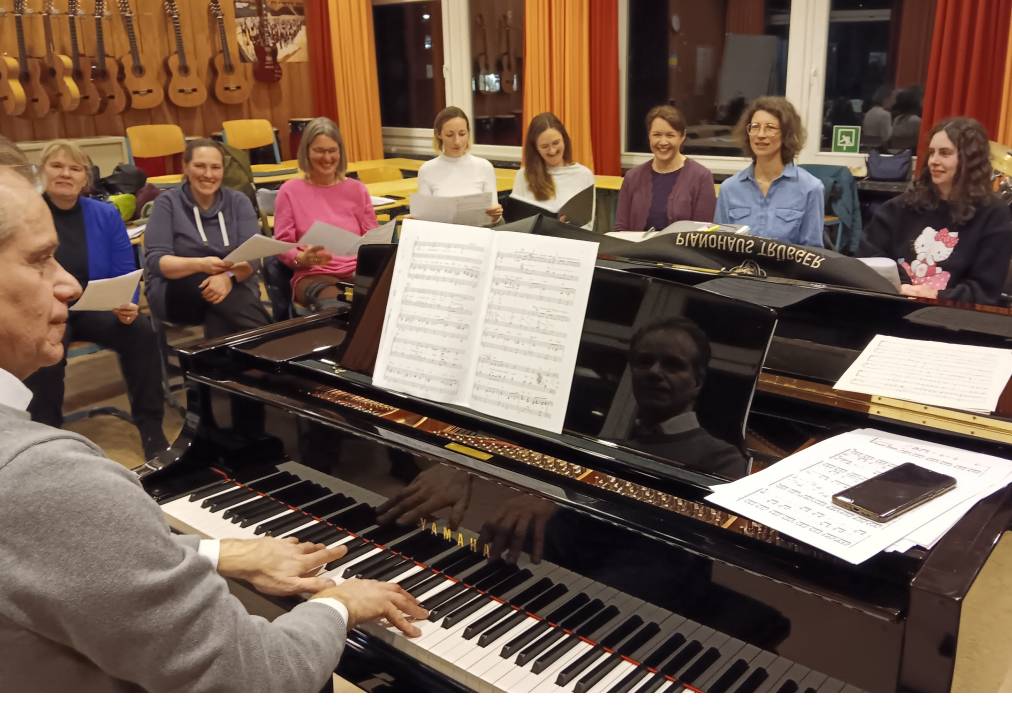 Der Elternchor probt