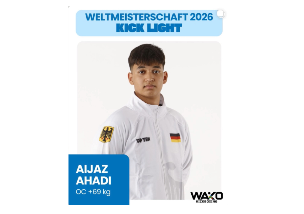 Schüler bei der Weltmeisterschaft im Kickboxen
