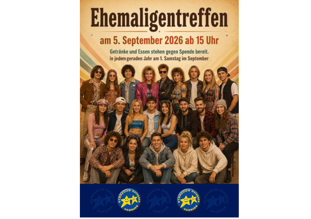 Flyer für den Ehemaligentreff