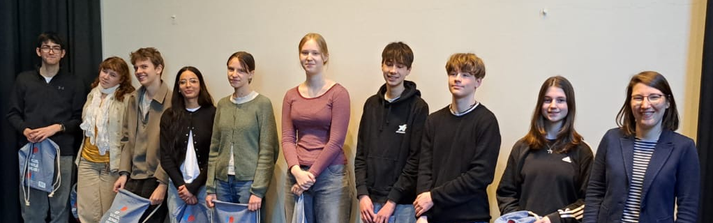 Preisverleihung des Internetteamwettbewerbs