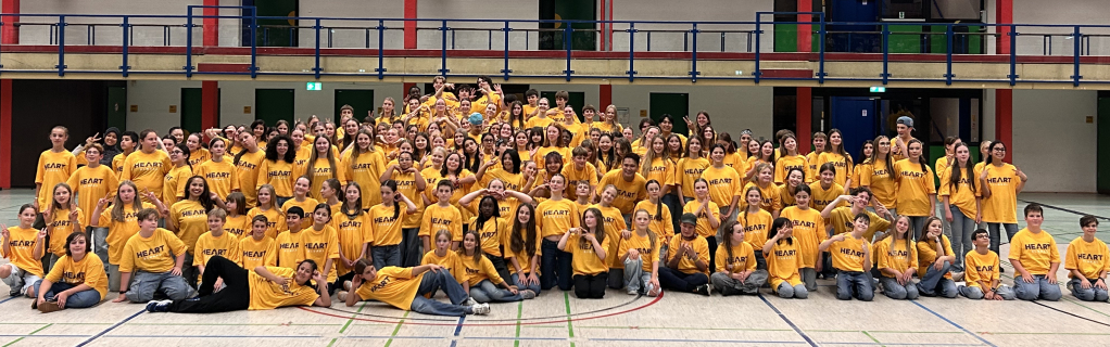 Gruppenfoto Heart Global nach der Show