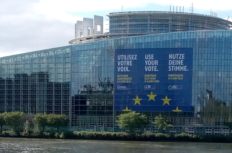 Bild des europäischen Parlaments in Strasbourg